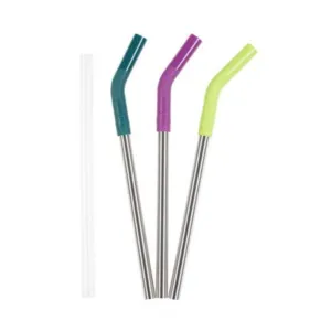10 mm Steel Straws 3 Pack