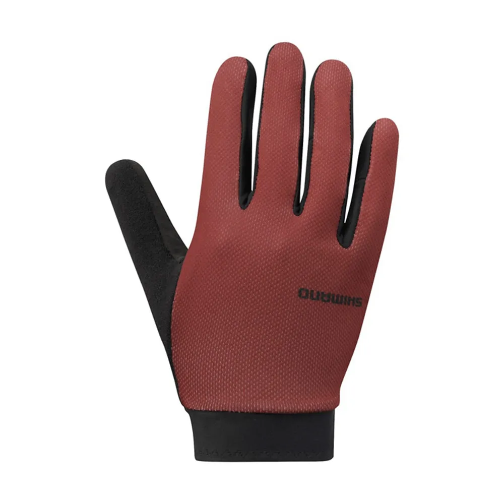 1280618 GUANTES DE CICLISMO EXPLORER ROJO MARCA SHIMANO