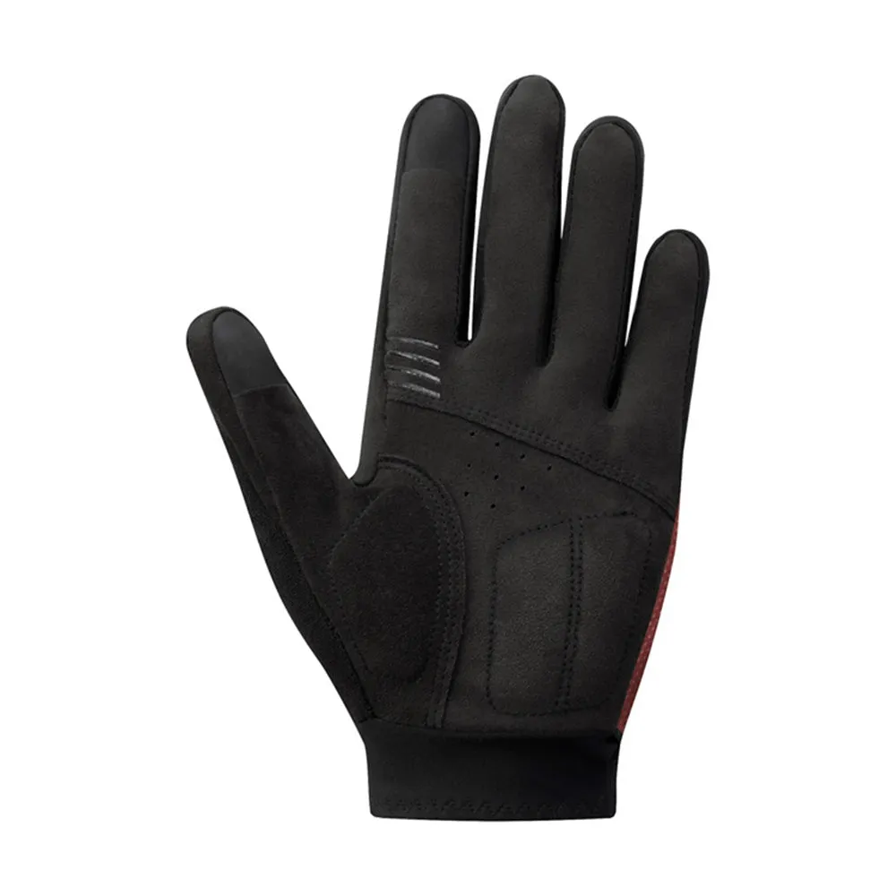 1280618 GUANTES DE CICLISMO EXPLORER ROJO MARCA SHIMANO