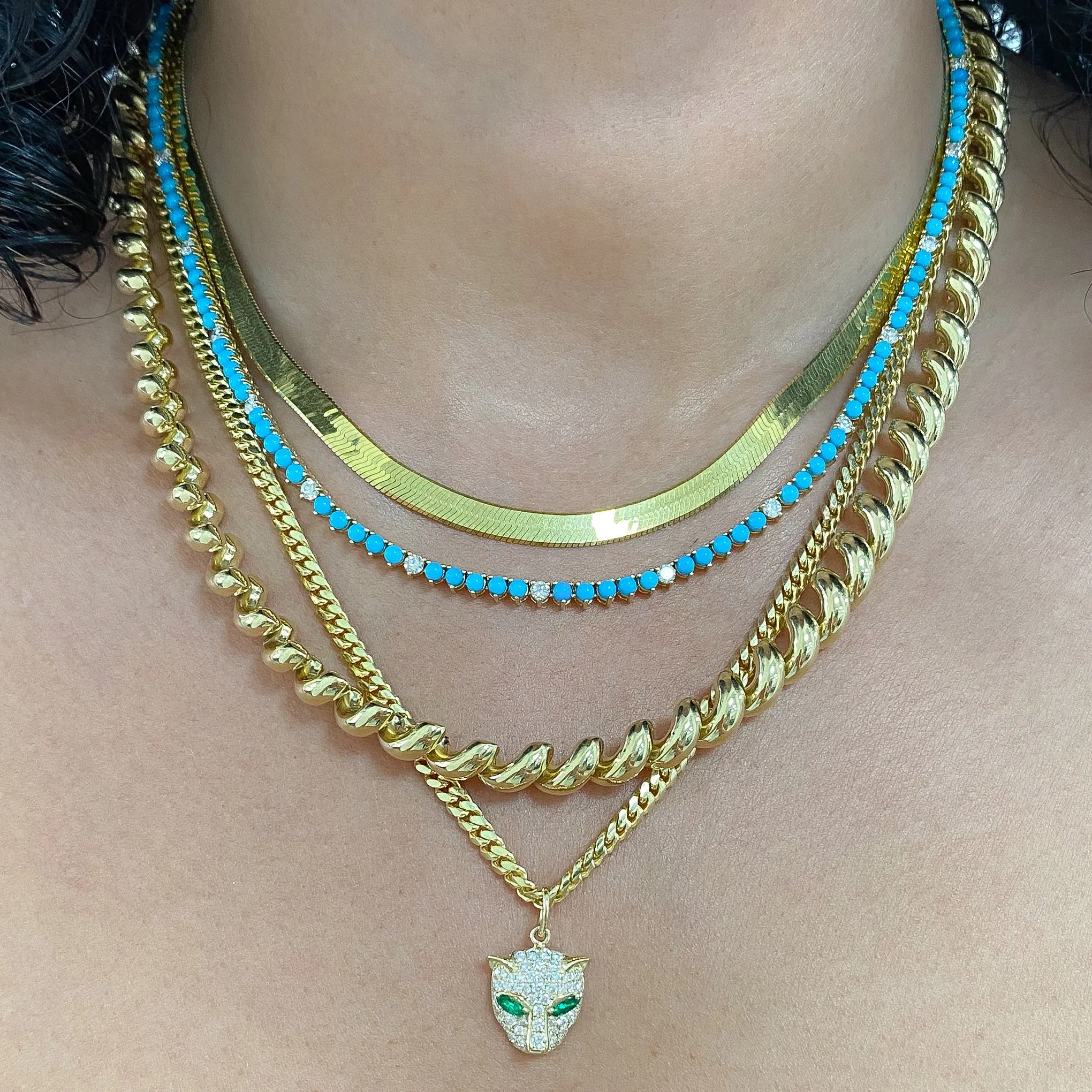 14K Gold San Marcos Chain Necklace
