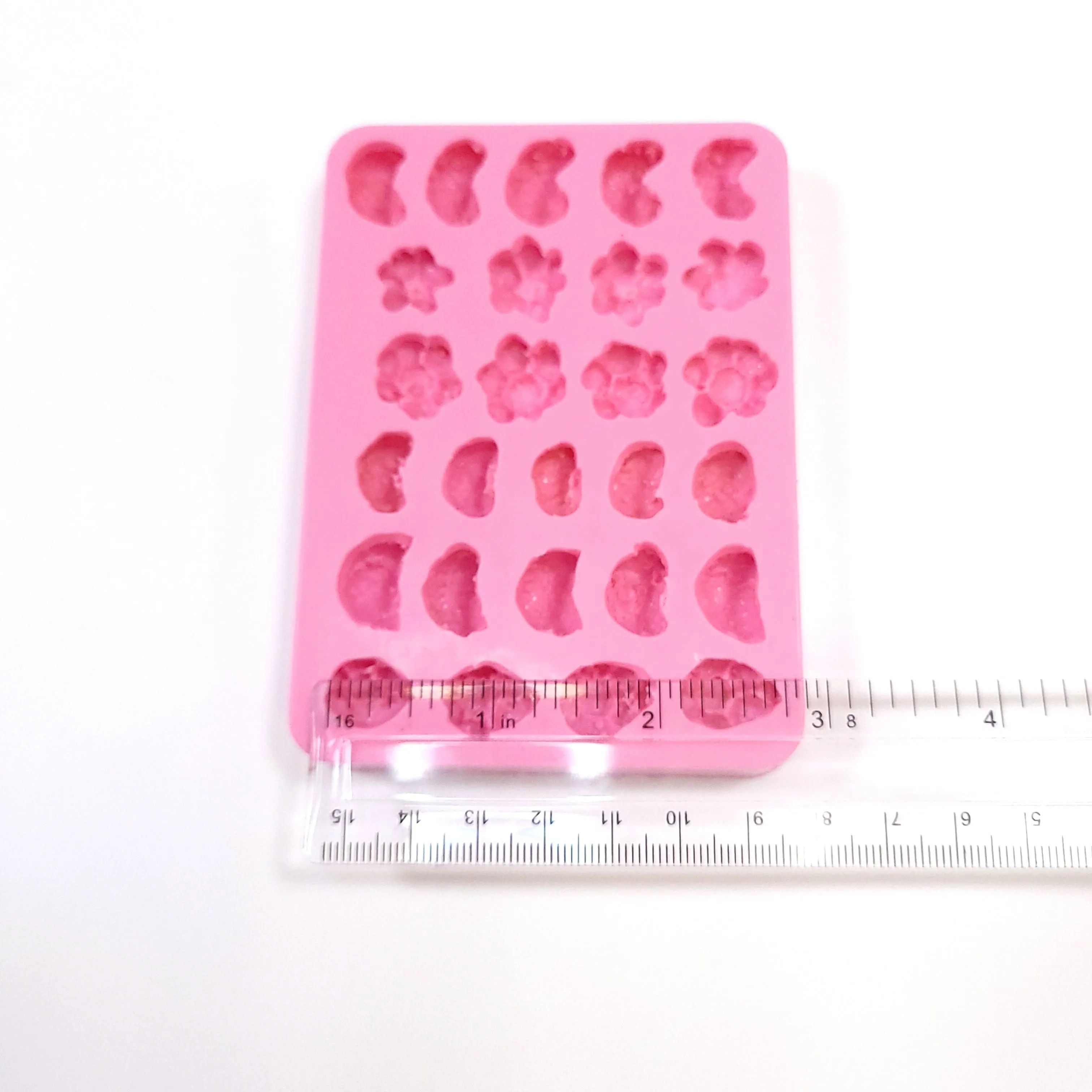27 cavities Fruity Shape cereal silicone mold cereal silicone mold Realistic Flexible mold cereal lucky NC081