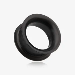 A Pair of Ultra Thin Flexible Silicone Ear Skin Double Flared Tunnel Plug
