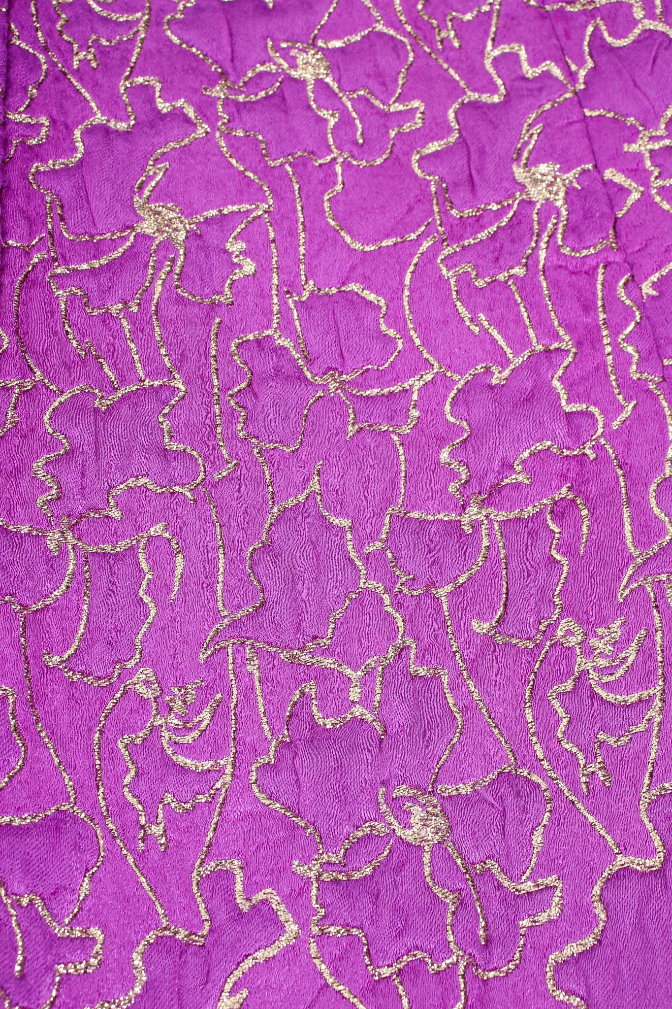 Abstract Floral Brocade Coat