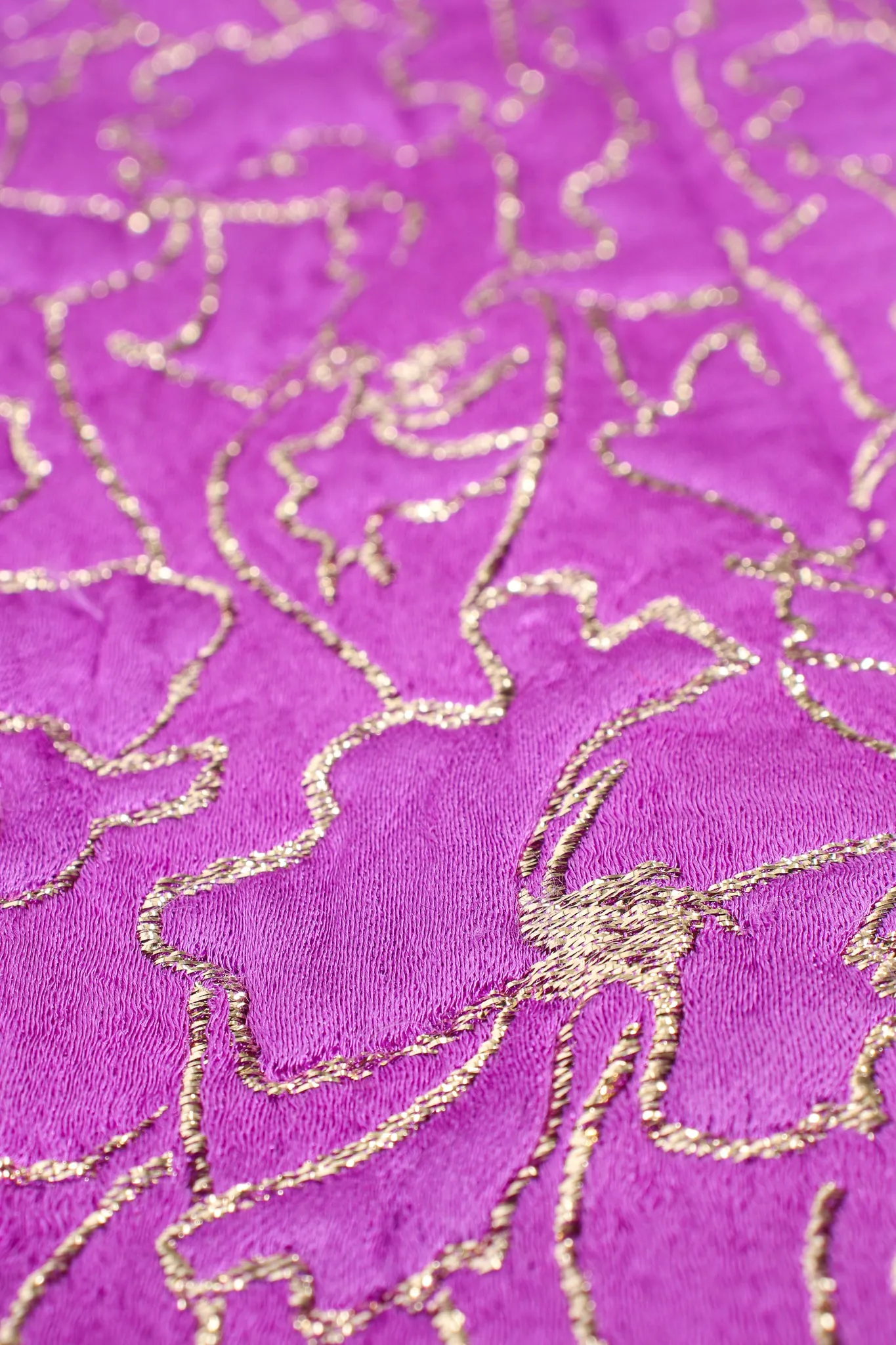 Abstract Floral Brocade Coat