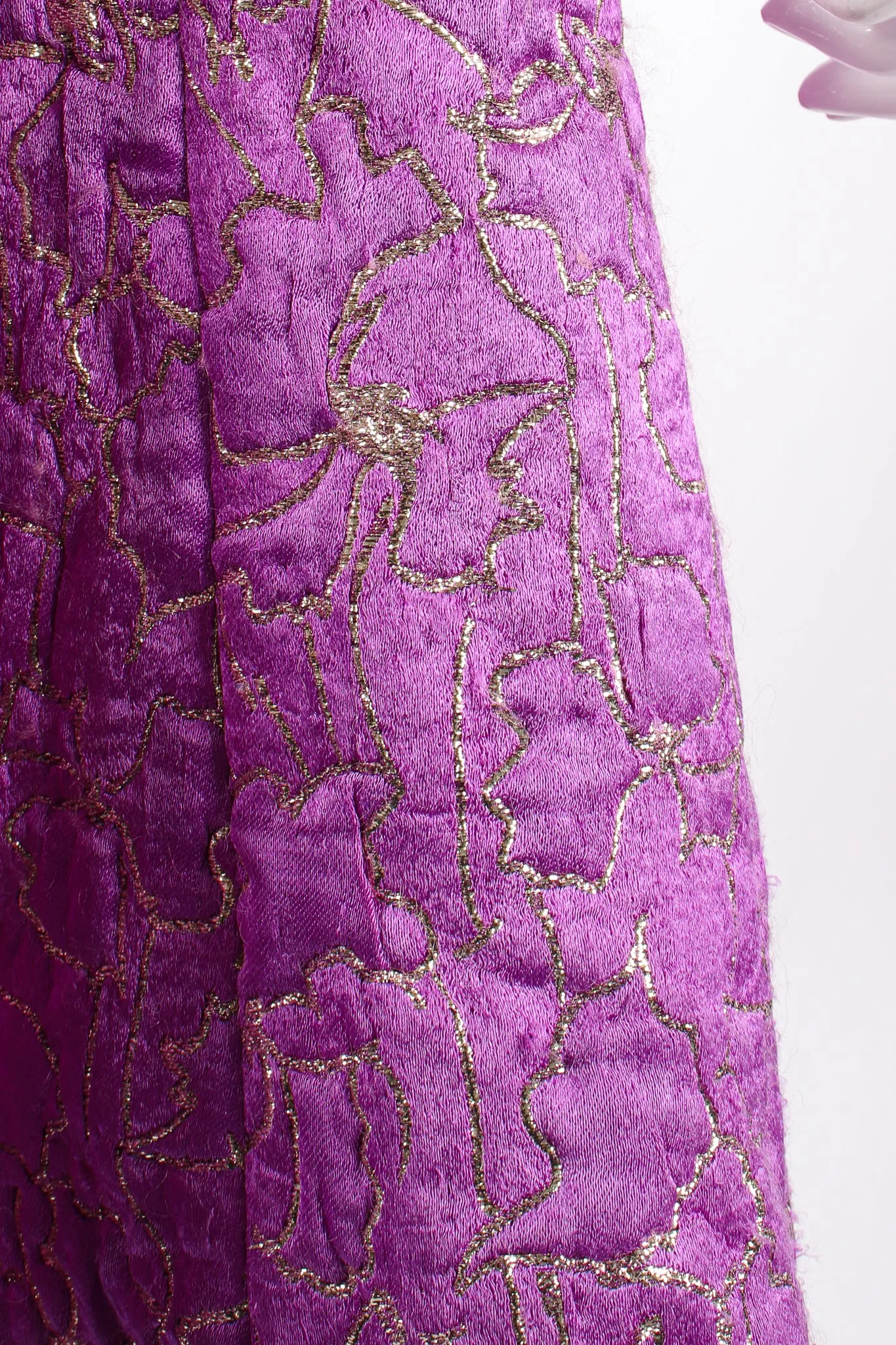 Abstract Floral Brocade Coat