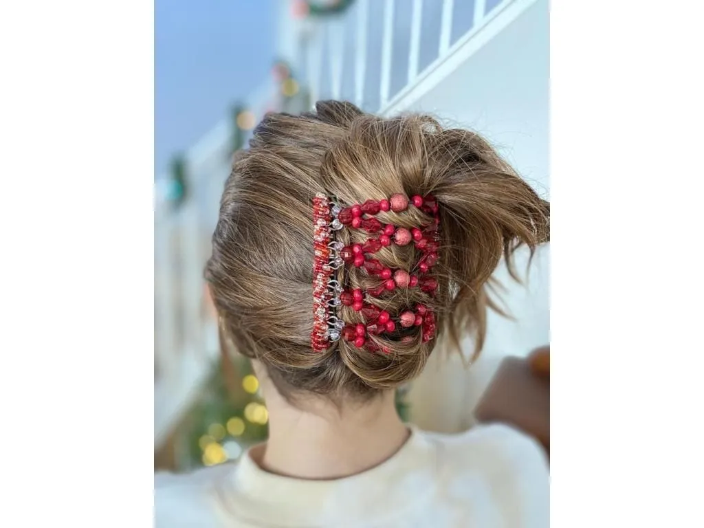 African Butterfly Wire Hair Clip - 9 Tong 733