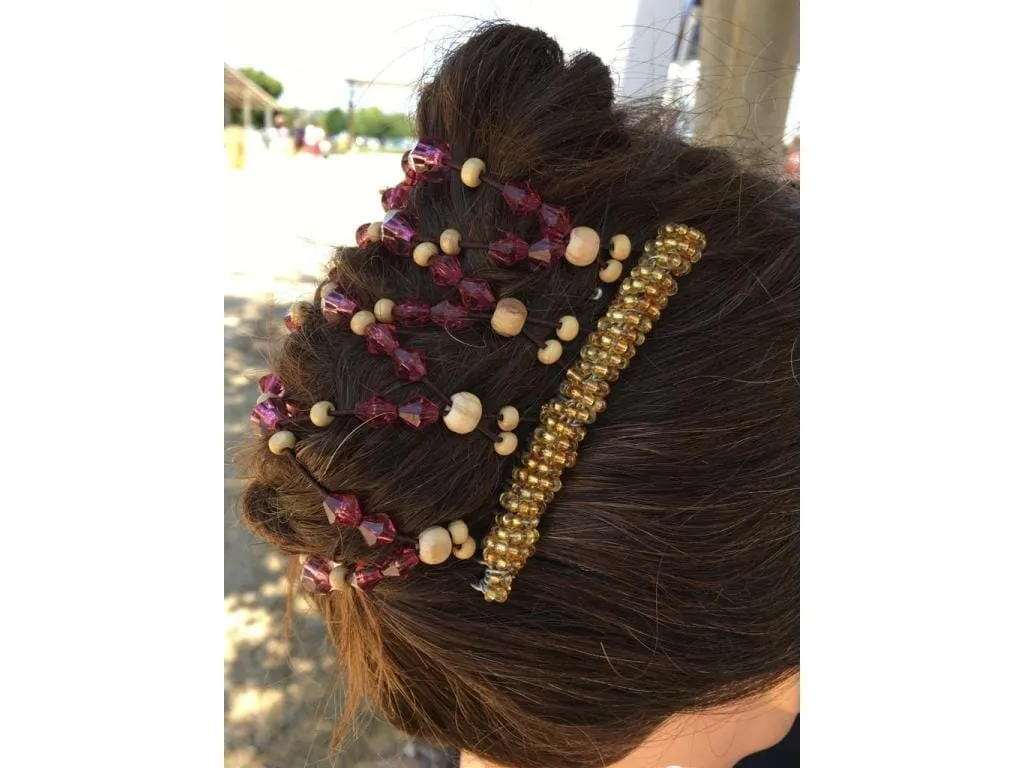 African Butterfly Wire Hair Clip - 9 Tong 733