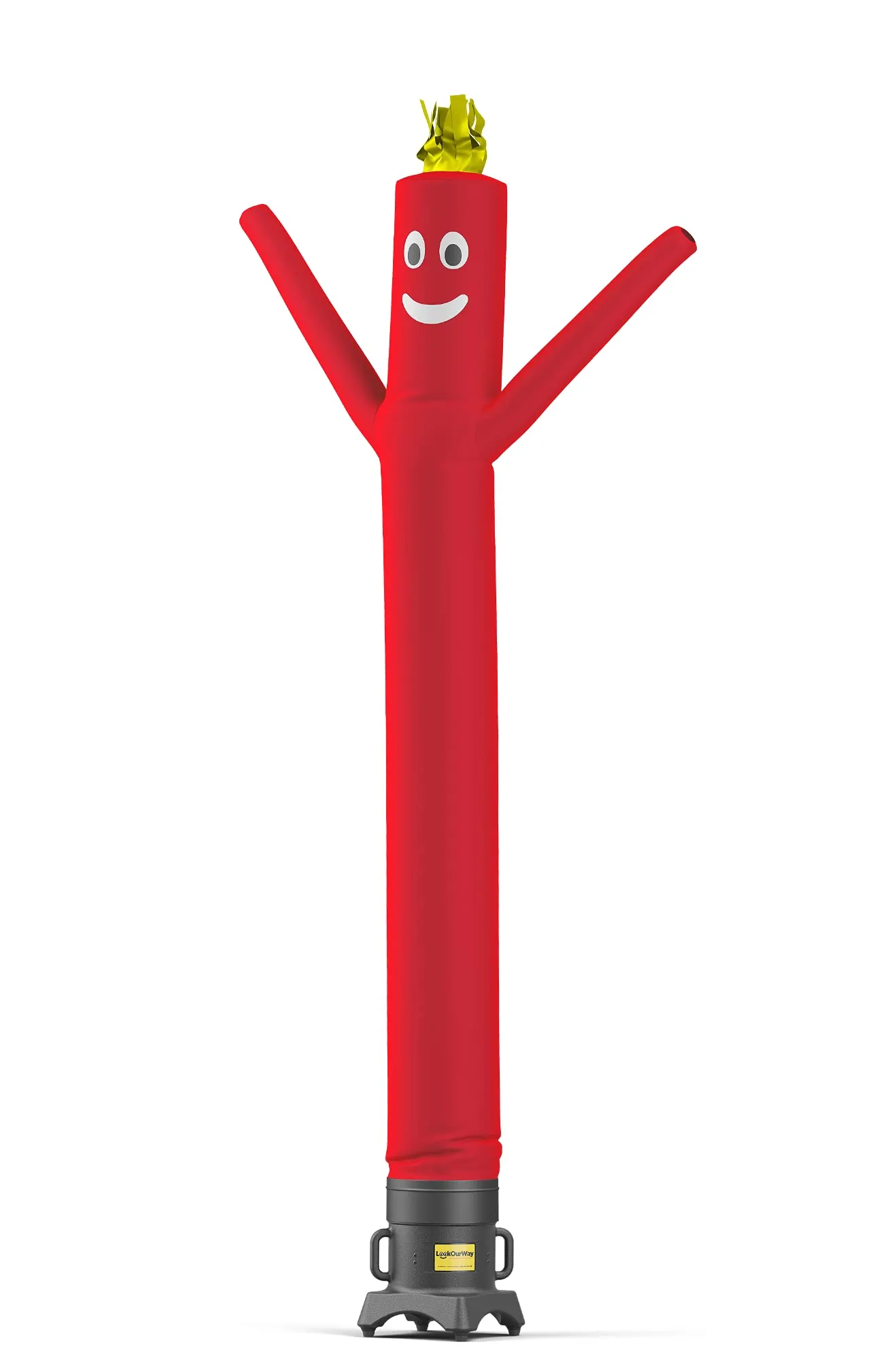 Air Dancer Inflatable Tube Man Set Dancing Tube Guy- 10ft Tall Wacky Waving Inflatable Dancing Tube Guy with 12-Inch Diameter Blower for Business Promotion - Red