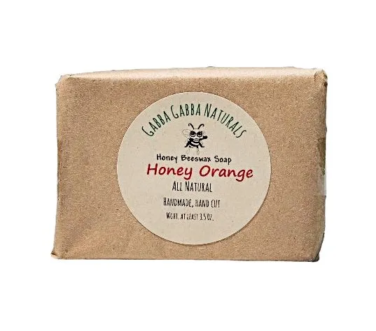 All Natural Honey Beeswax Bar Soap