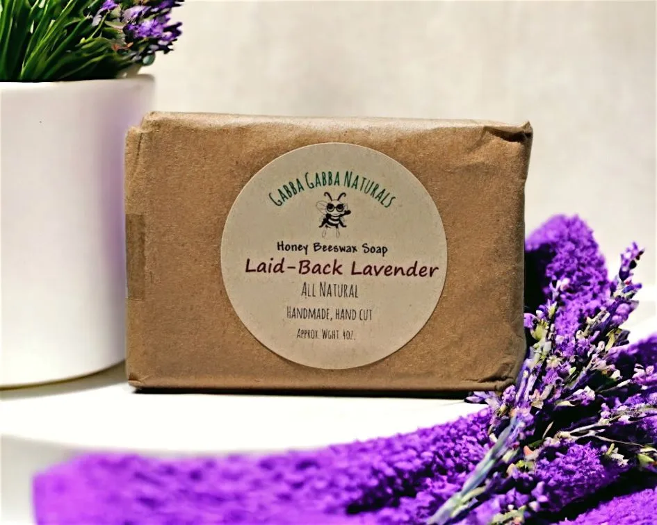 All Natural Honey Beeswax Bar Soap