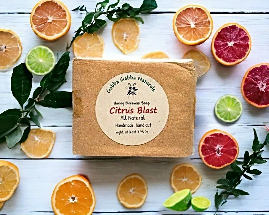 All Natural Honey Beeswax Bar Soap