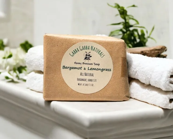All Natural Honey Beeswax Bar Soap