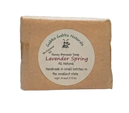 All Natural Honey Beeswax Bar Soap