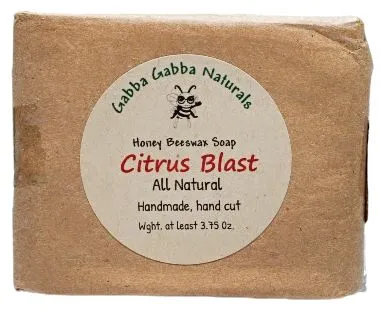 All Natural Honey Beeswax Bar Soap