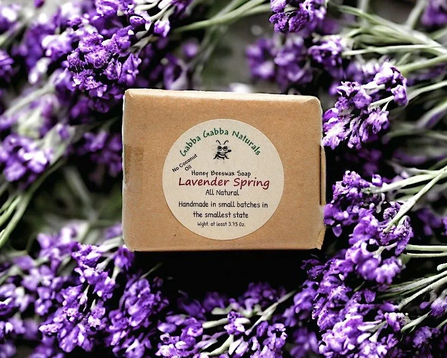 All Natural Honey Beeswax Bar Soap