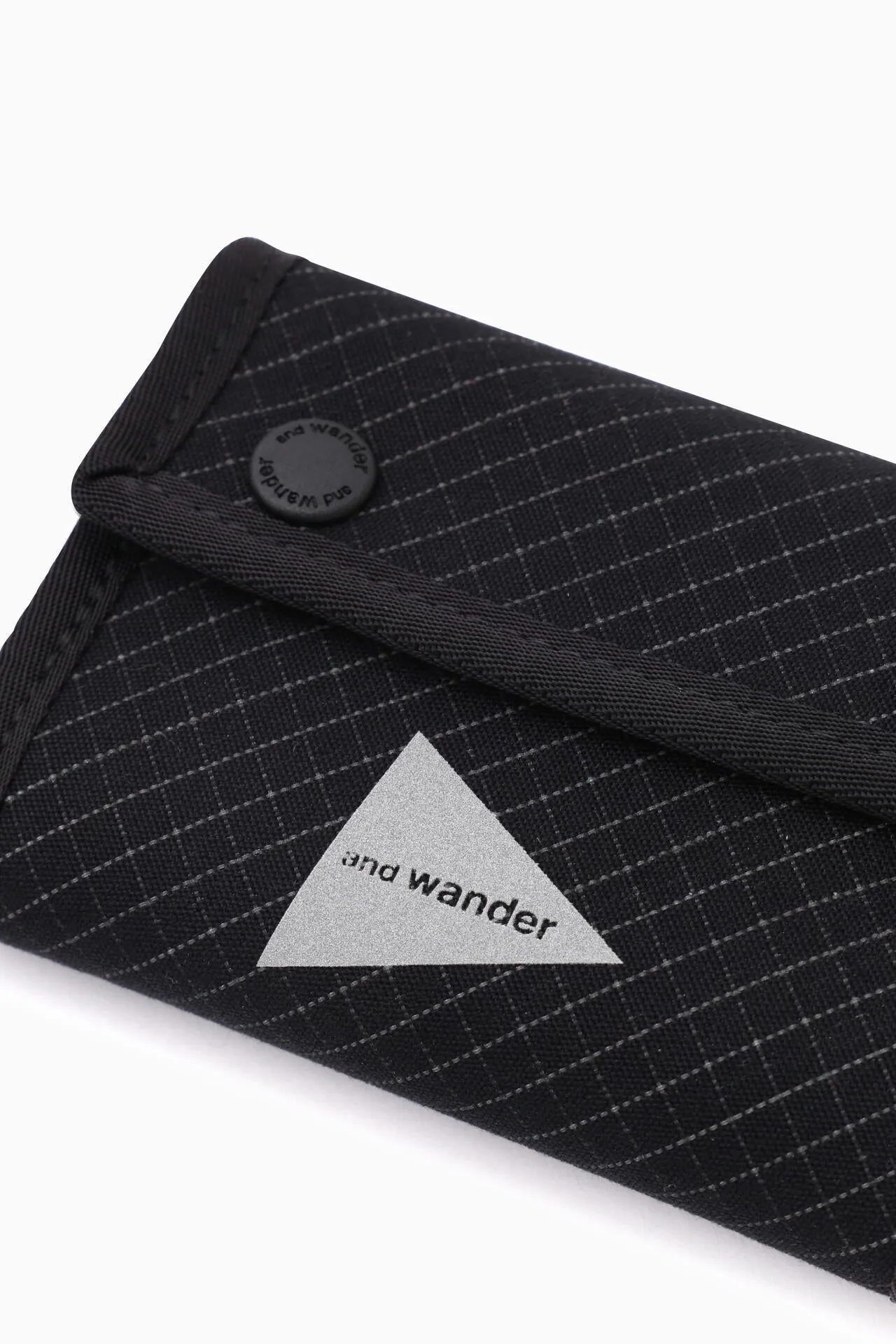and wander - Reflective Rip Wallet - Black