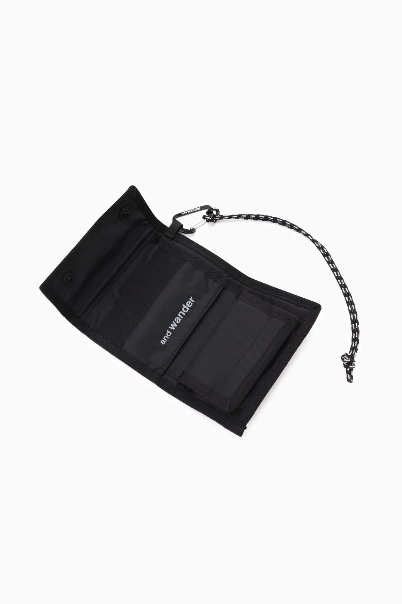 and wander - Reflective Rip Wallet - Black