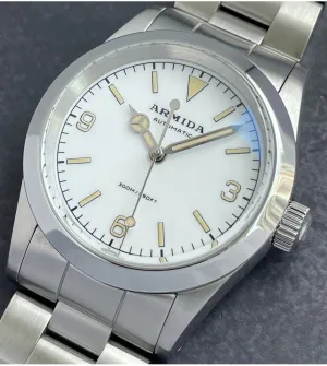 Armida A6 White dial 36mm Watch