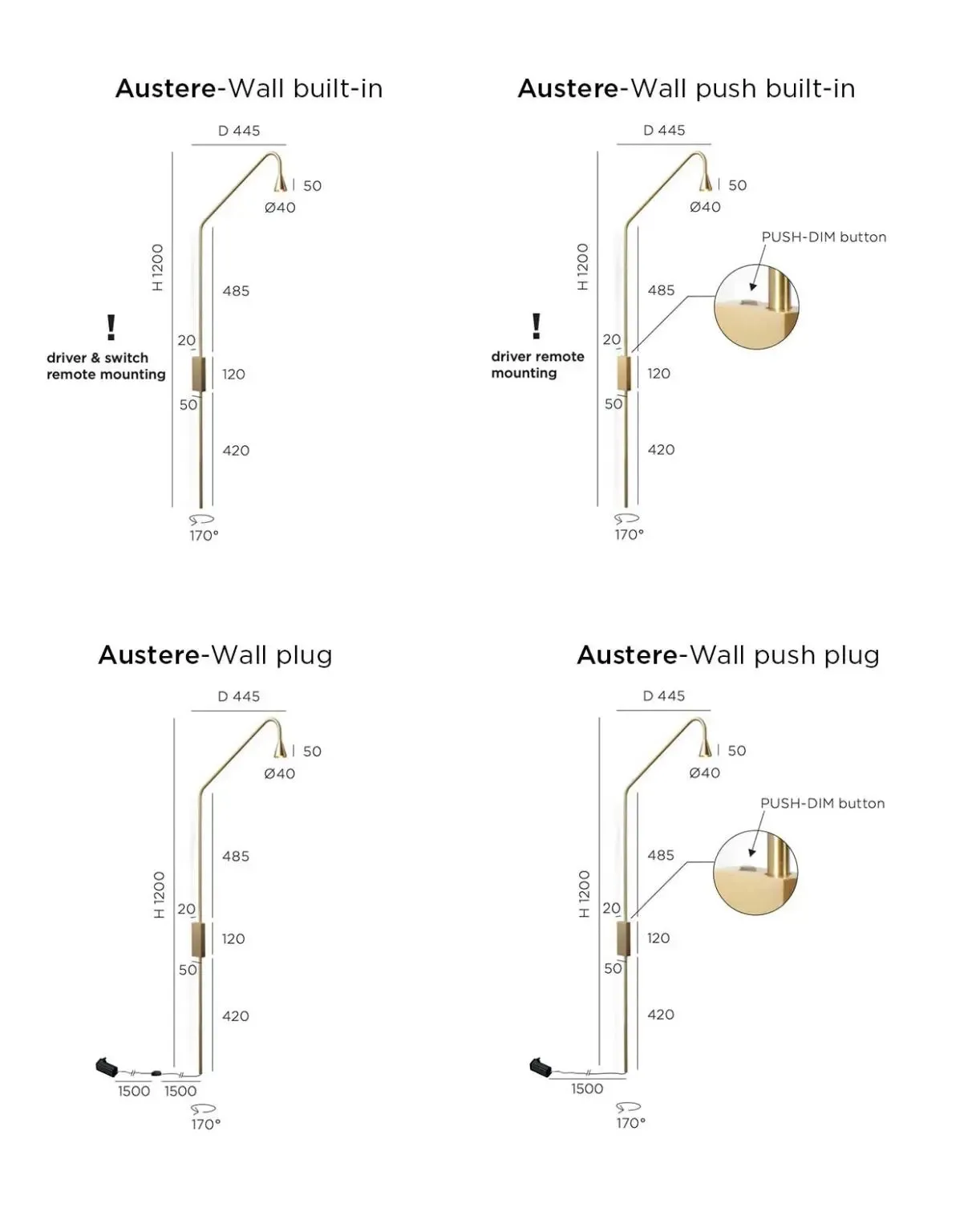 Austere - Wall Lamp
