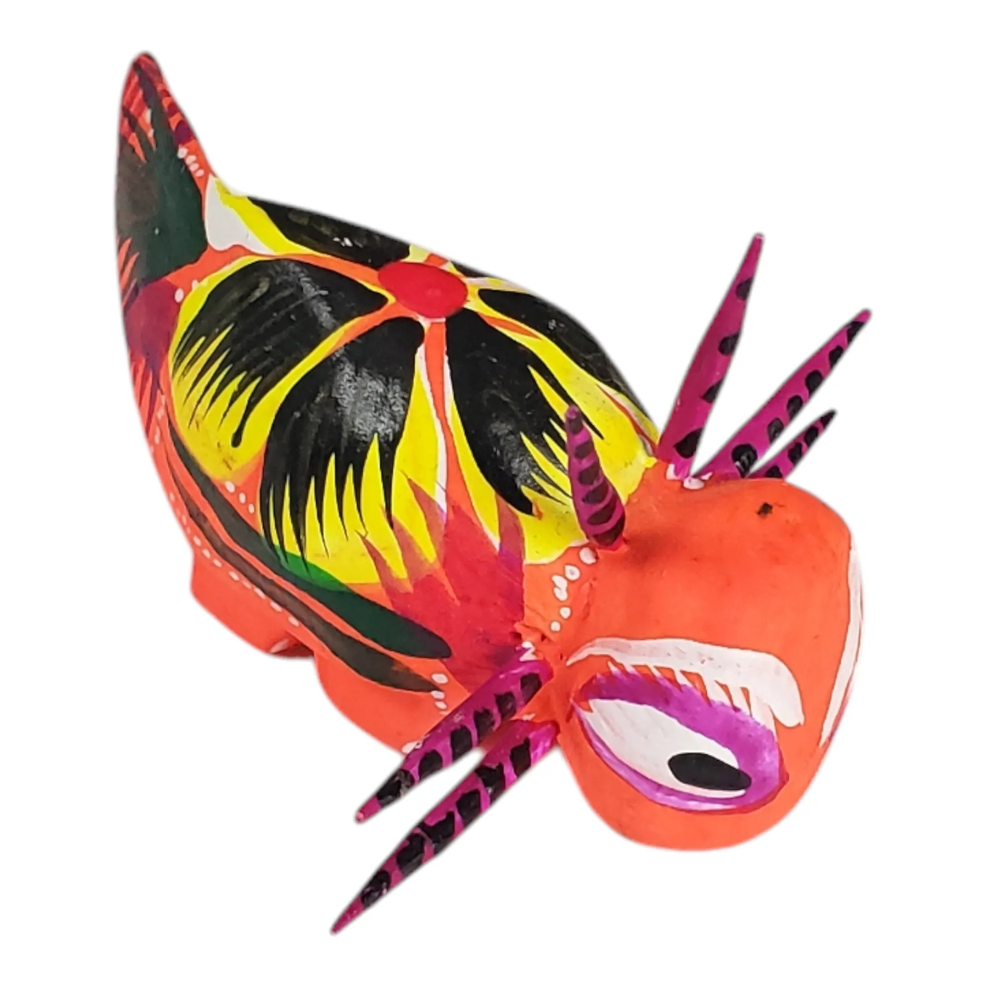 Axolotl Mini Alebrije Wood Folk Art Oaxaca Mexico