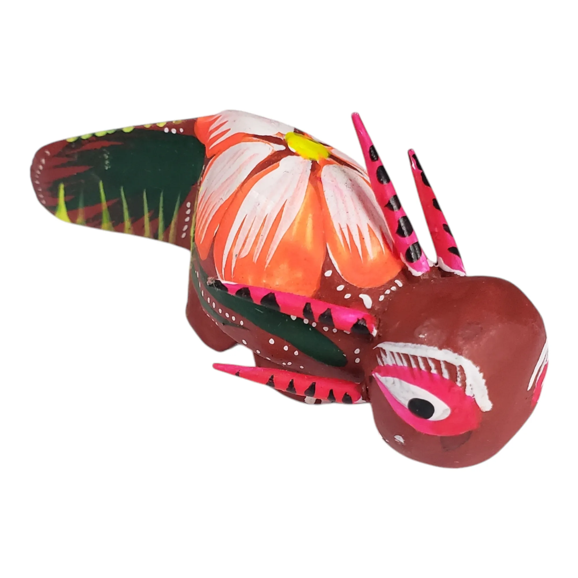 Axolotl Mini Alebrije Wood Folk Art Oaxaca Mexico