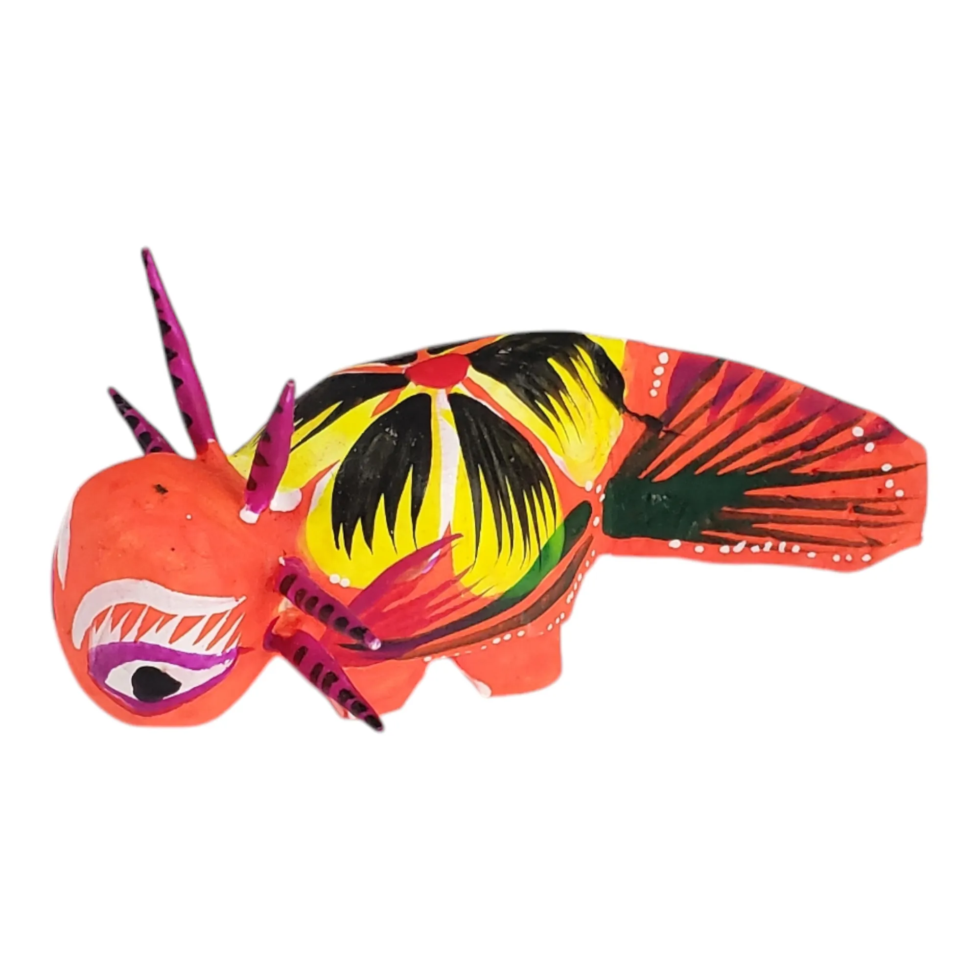 Axolotl Mini Alebrije Wood Folk Art Oaxaca Mexico