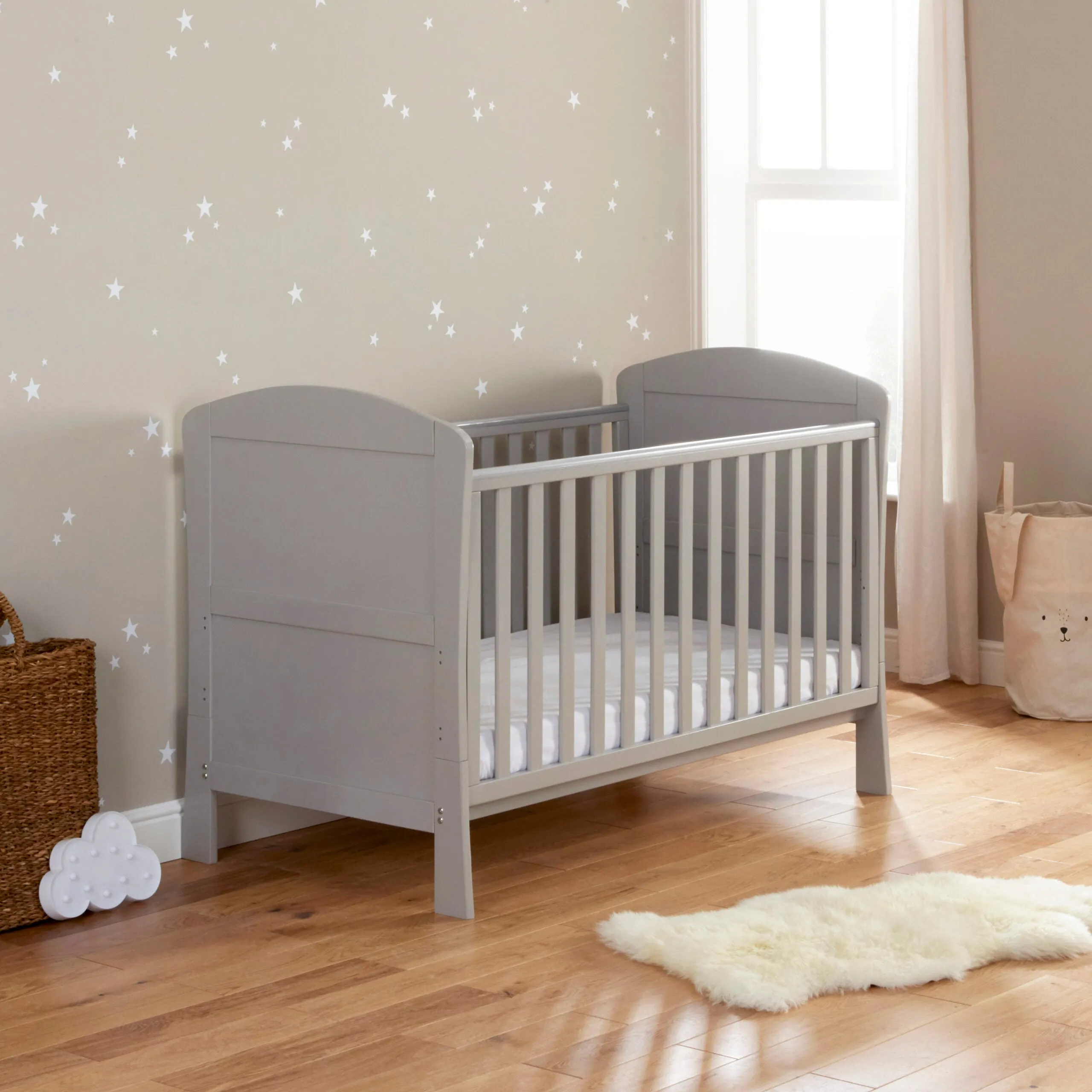 Babymore Aston 3 Piece Room Set - Grey
