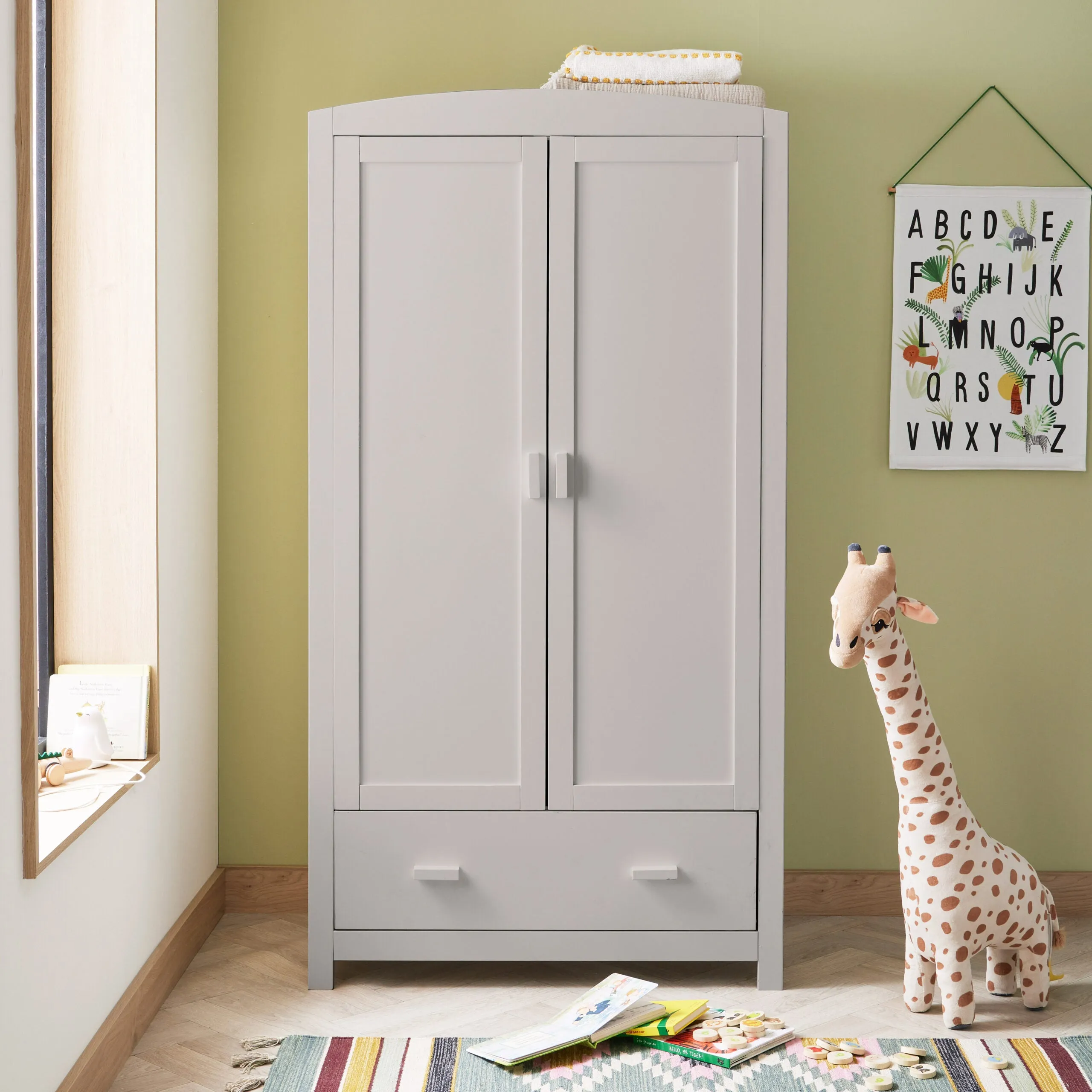 Babymore Aston 3 Piece Room Set - Grey