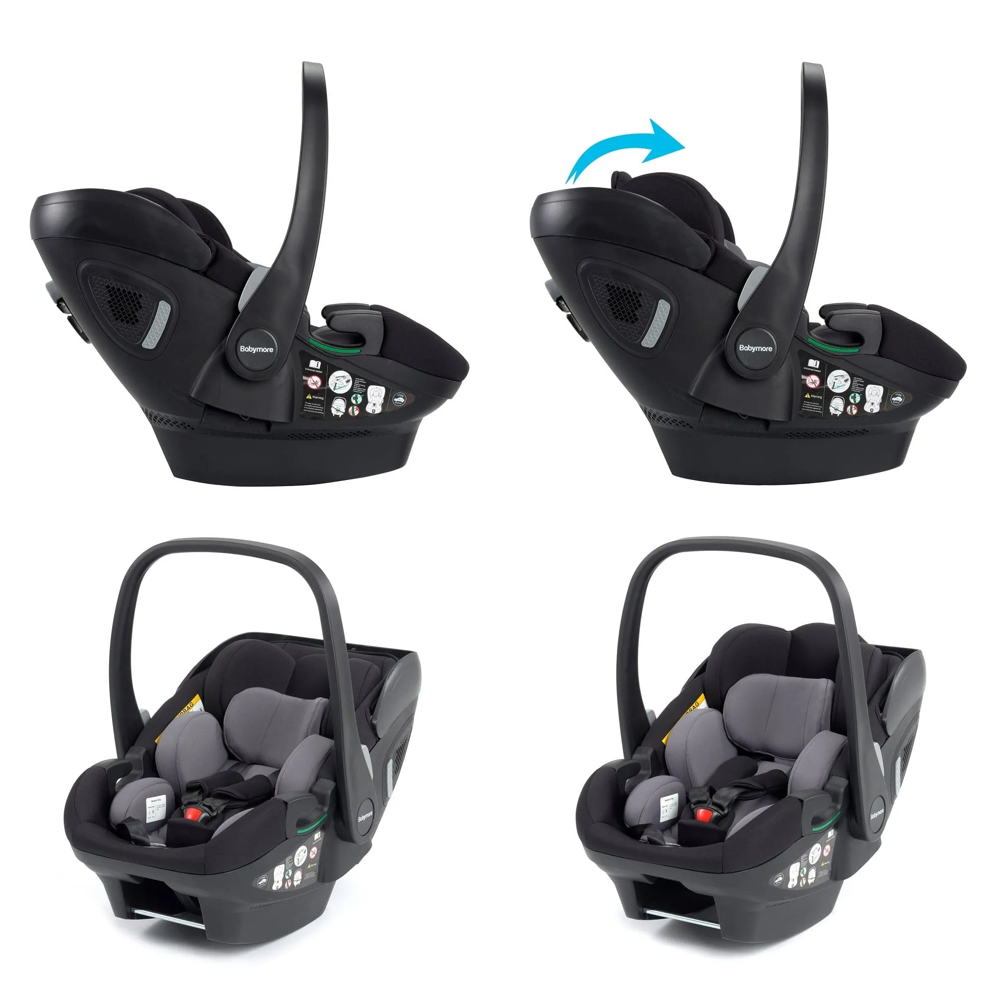 Babymore Kai, (Pecan) Travel System - Forest Grey