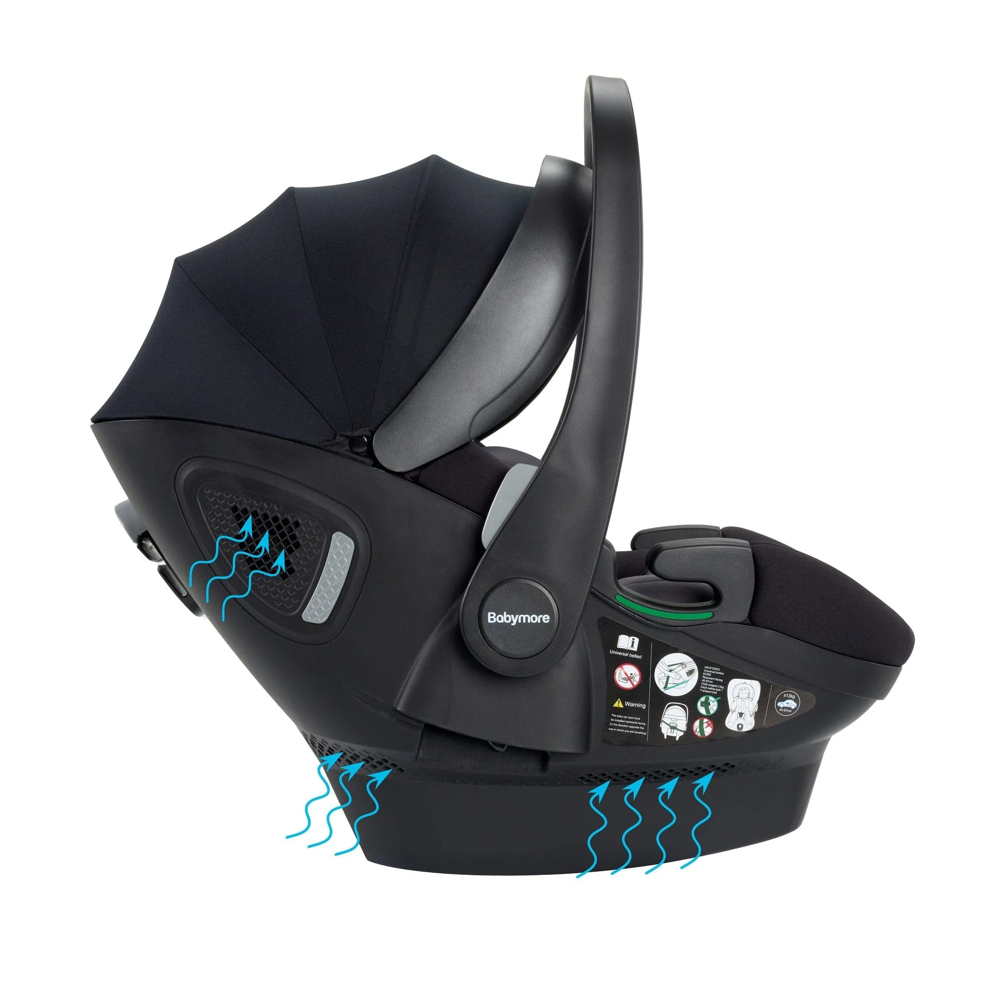Babymore Kai, (Pecan) Travel System - Forest Grey