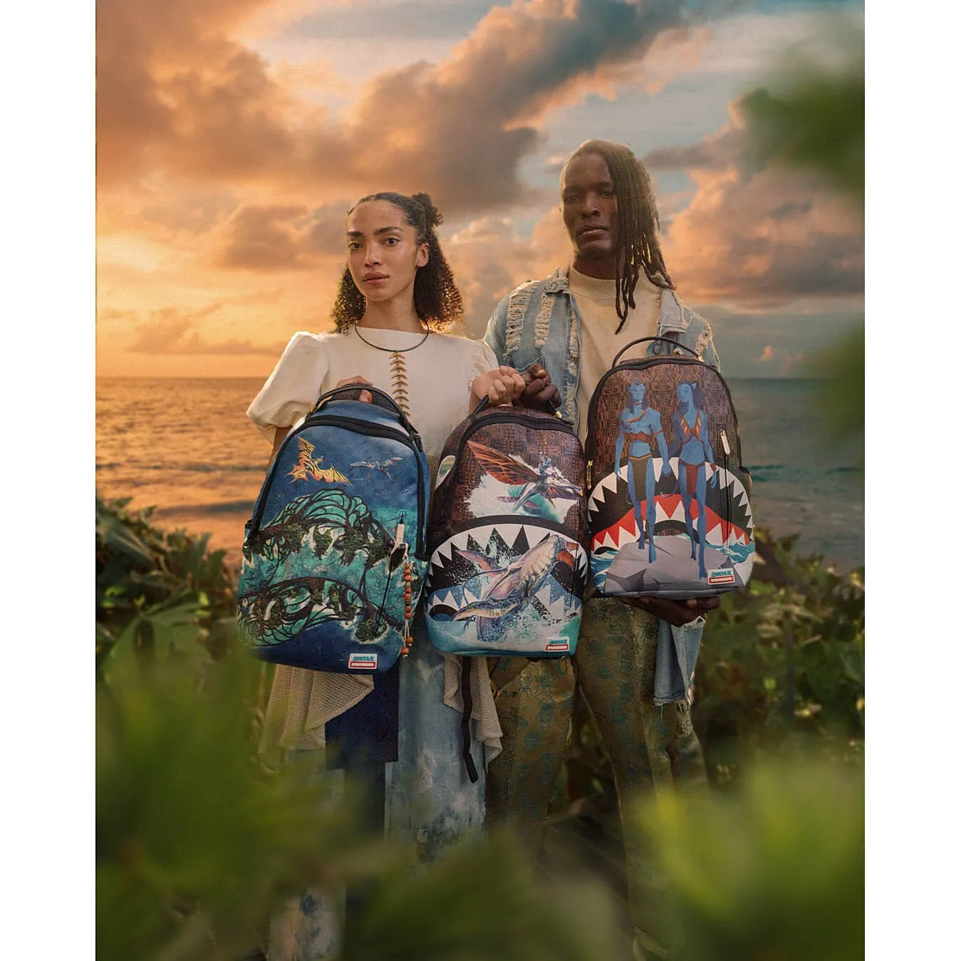 Batoh Sprayground Avatar Shark Island Lagoon Sea Backpack modrý