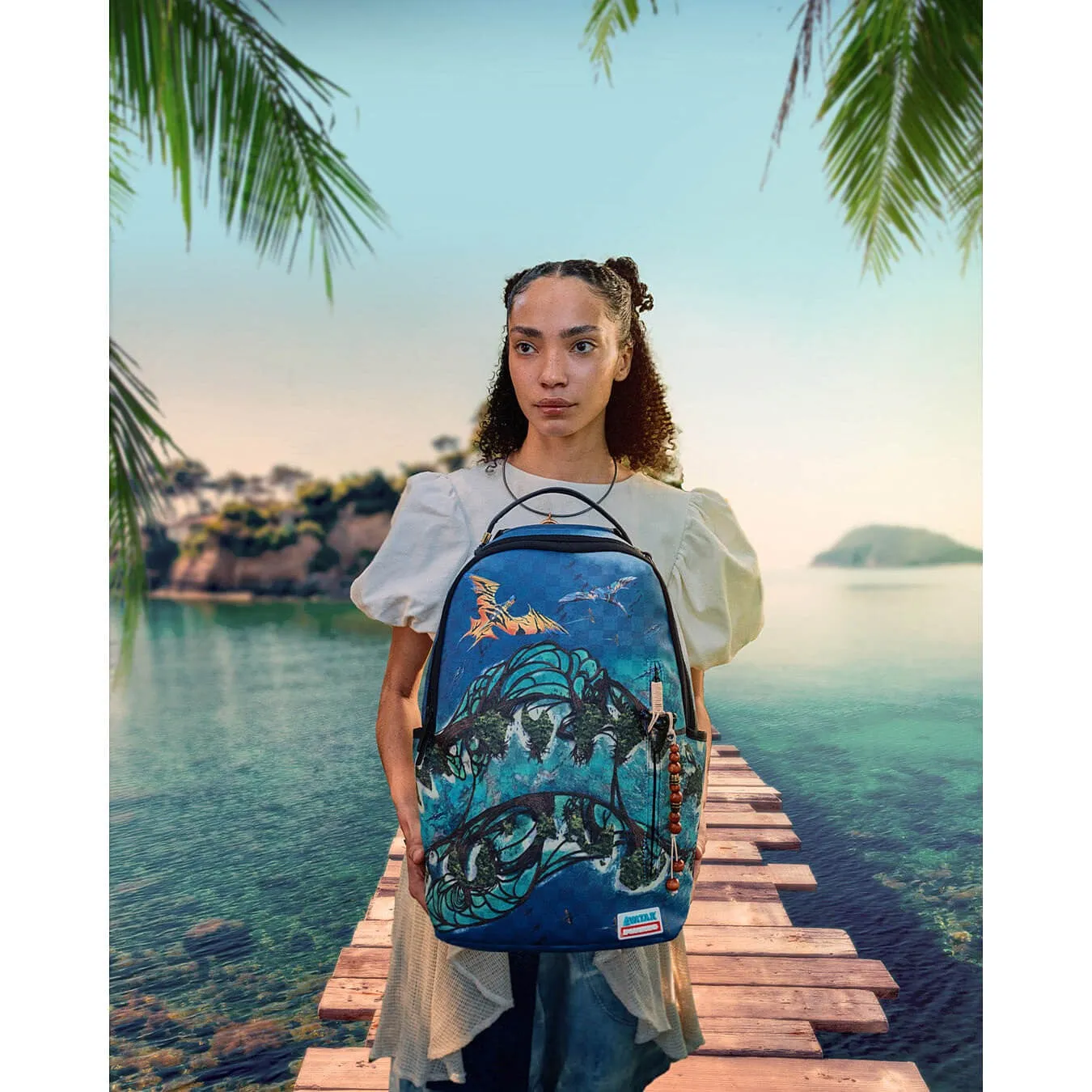 Batoh Sprayground Avatar Shark Island Lagoon Sea Backpack modrý