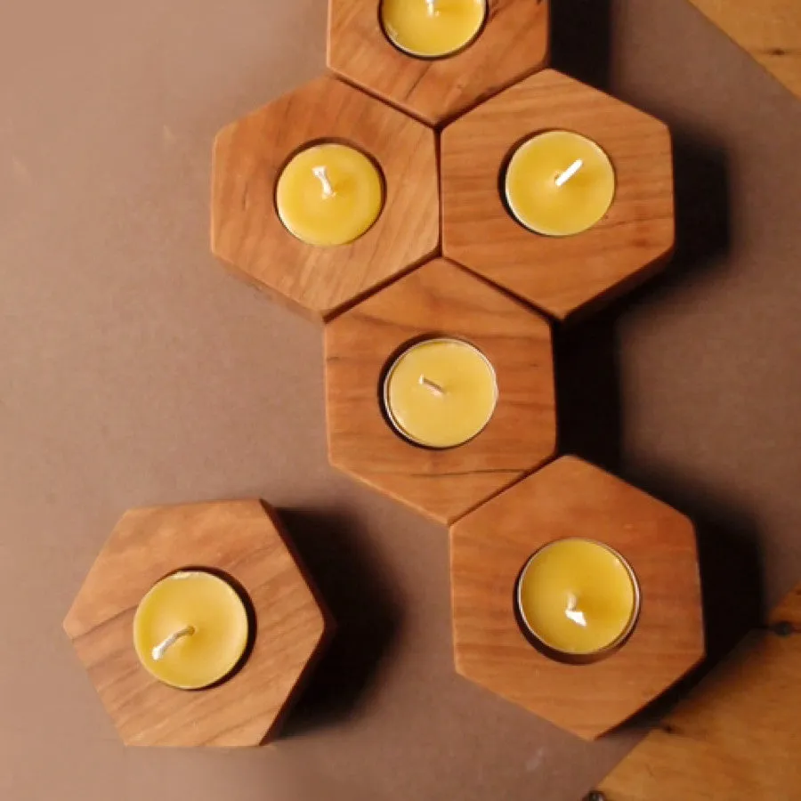 beehive modular candle holder