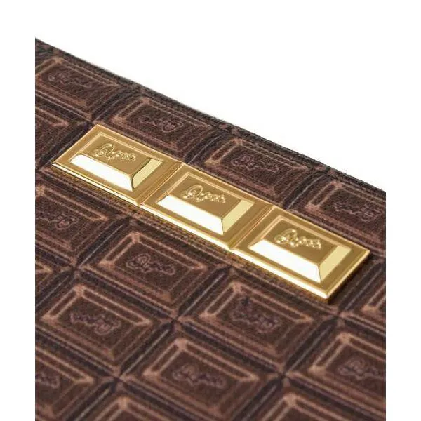 Bitter Chocolate Zip Around Leather Long Wallet【Japan Jewelry】