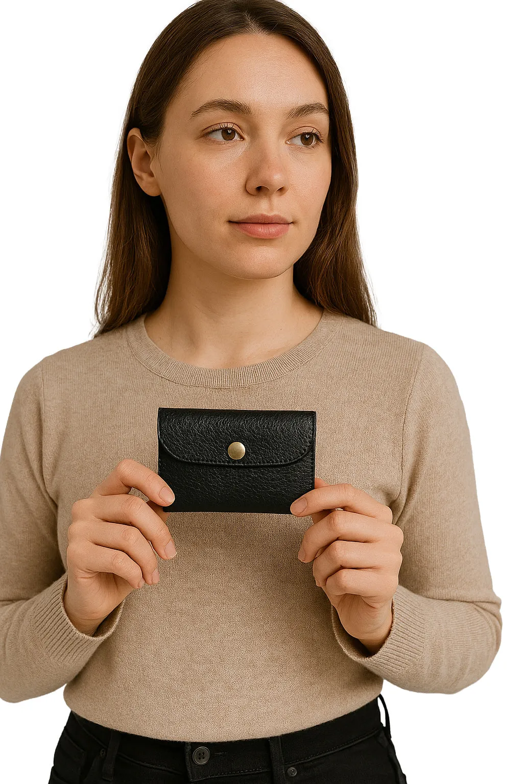 Black Big-Mouth Wallet