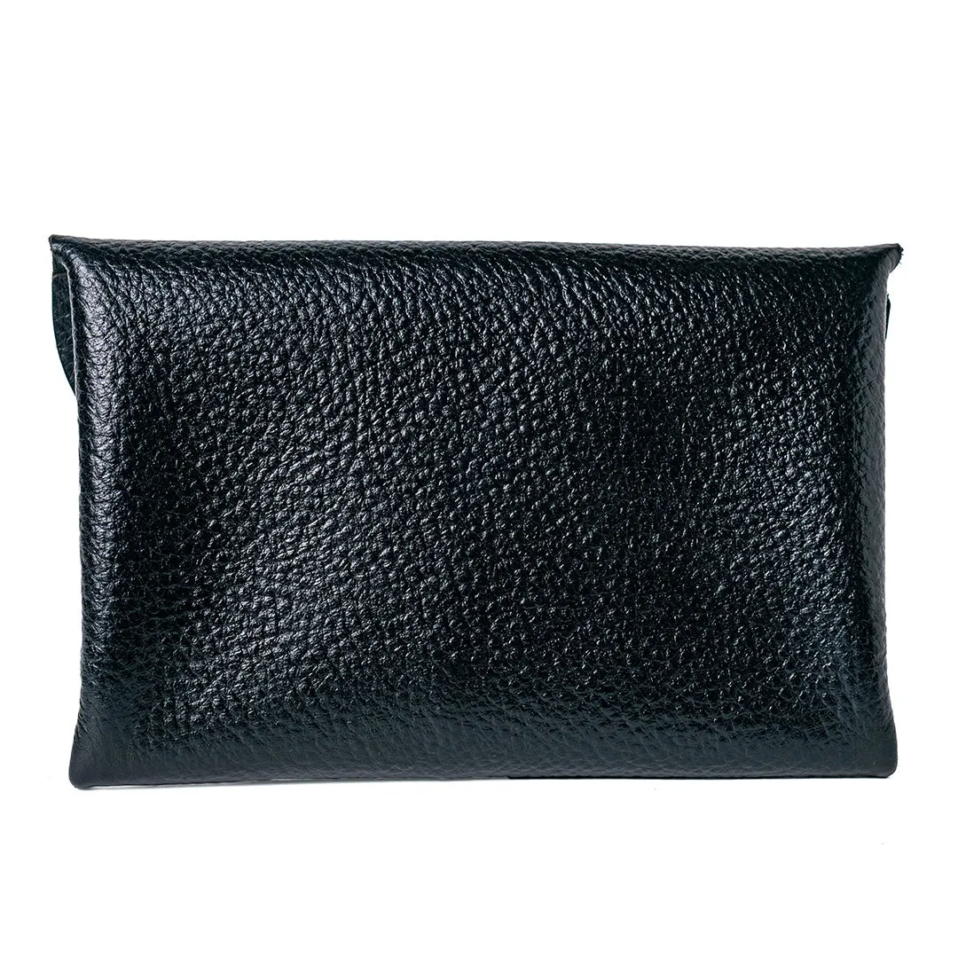Black Big-Mouth Wallet
