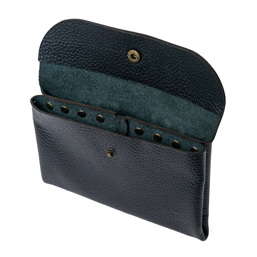 Black Big-Mouth Wallet