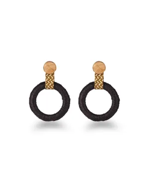 Black Maguey Hoops