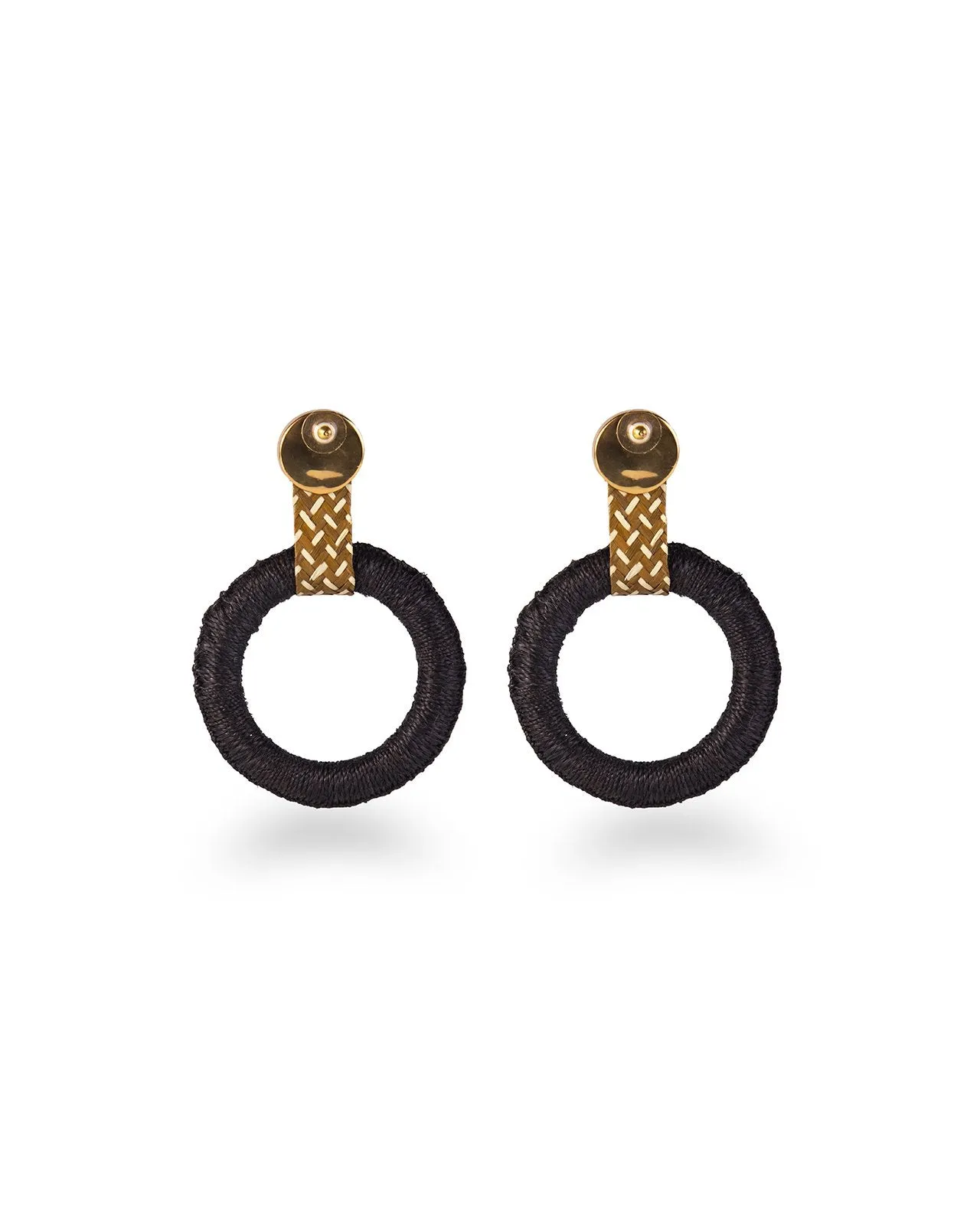 Black Maguey Hoops