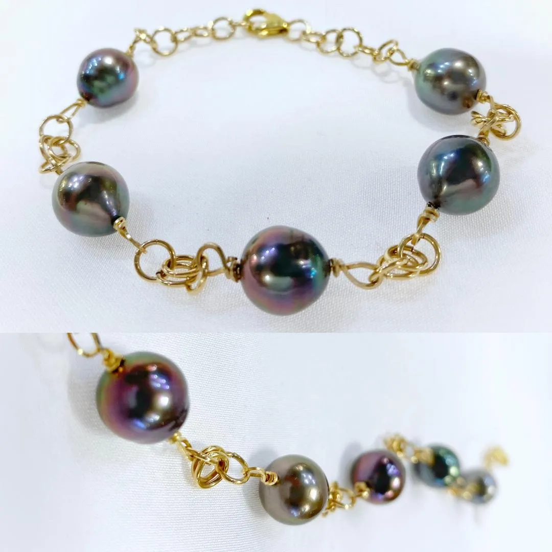 Black Tahitian Pearl Bracelet
