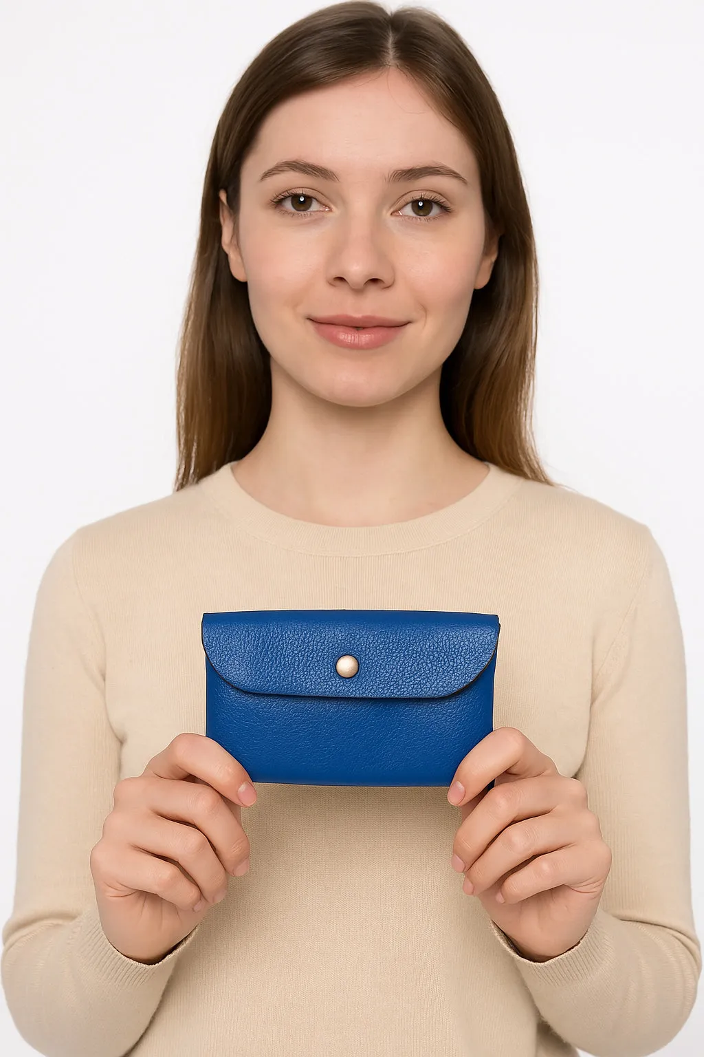 Blue Big-Mouth Wallet