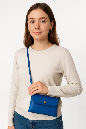 Blue Big-Mouth Wallet