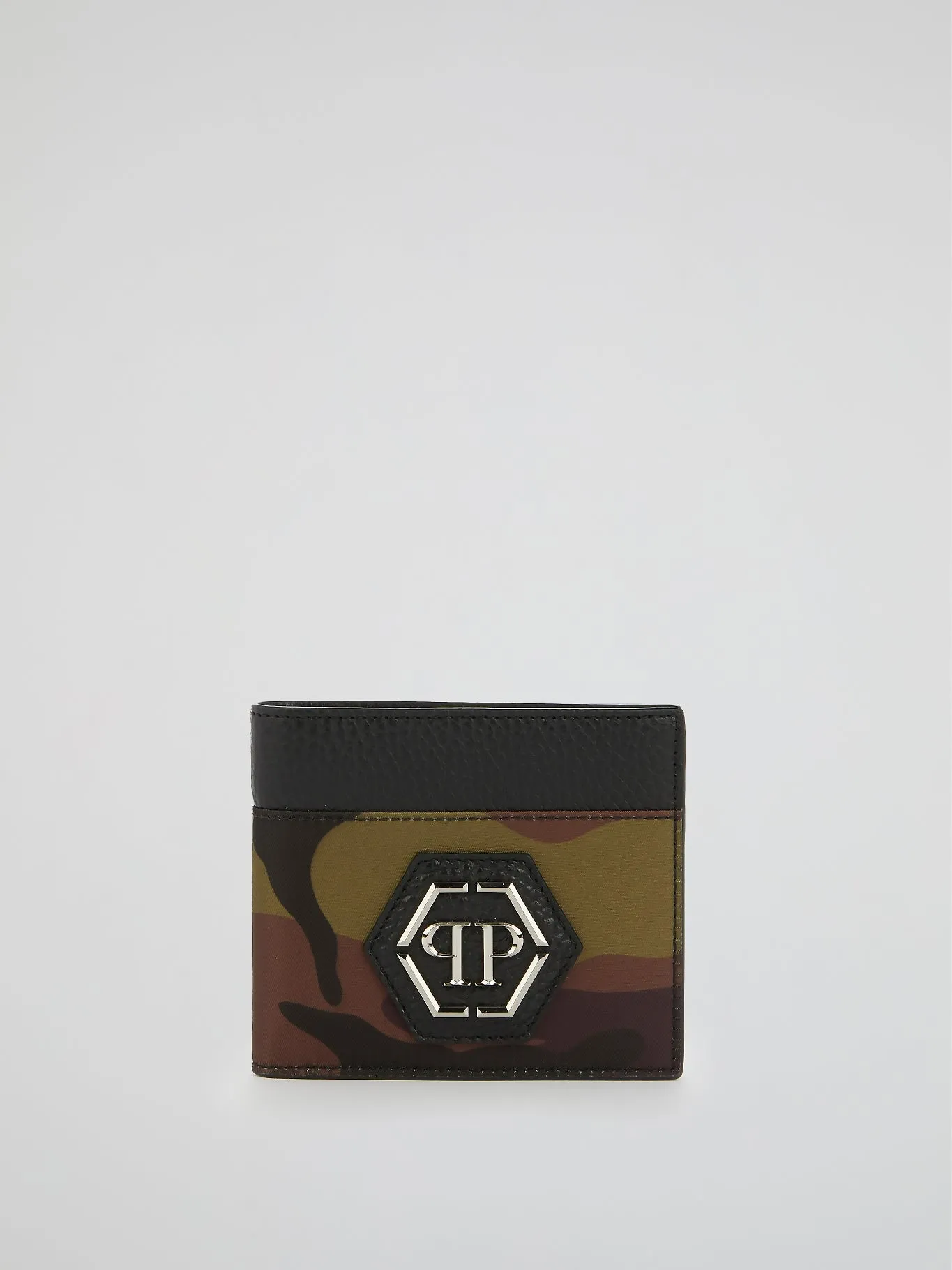 Camo Monogram Patched Pocket Wallet