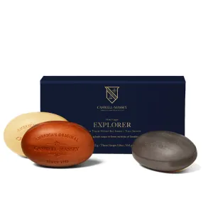 Caswell-Massey Sandalwood Explorer Soap Set
