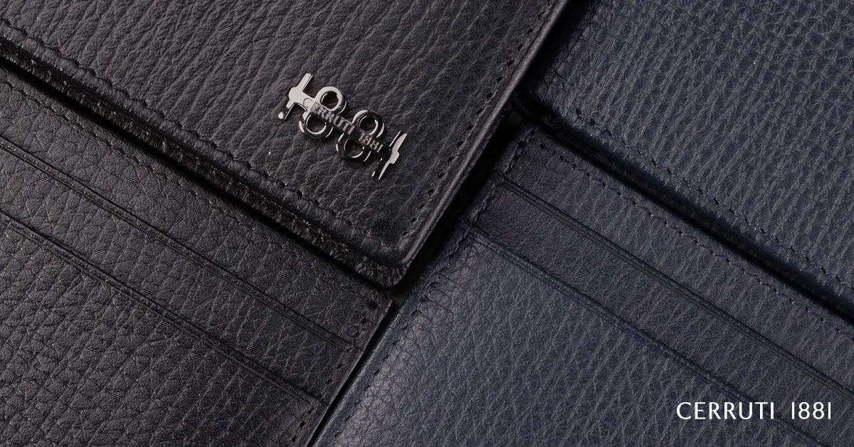 CERRUTI 1881 NLW012N-Card wallet Irving Blue