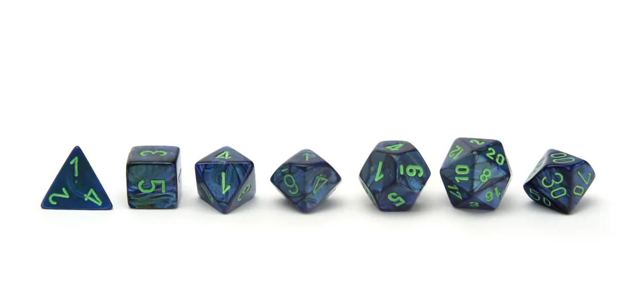Chessex Lustrous | Dark Blue
