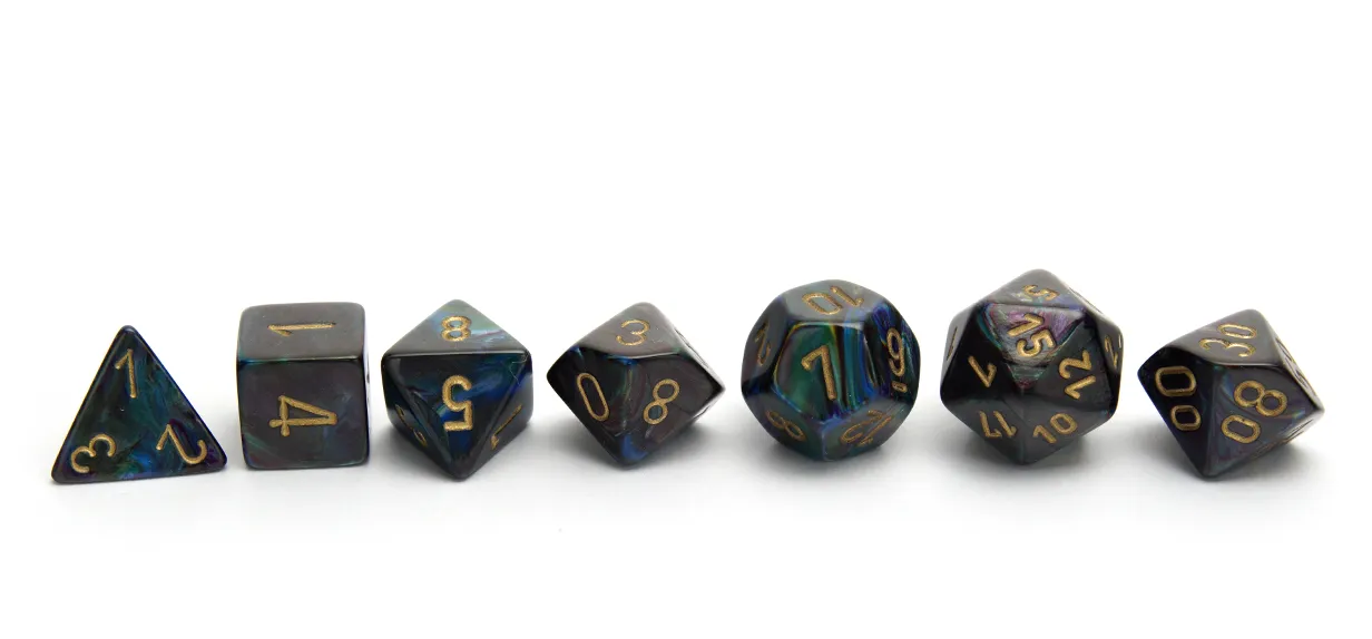 Chessex Lustrous | Shadow