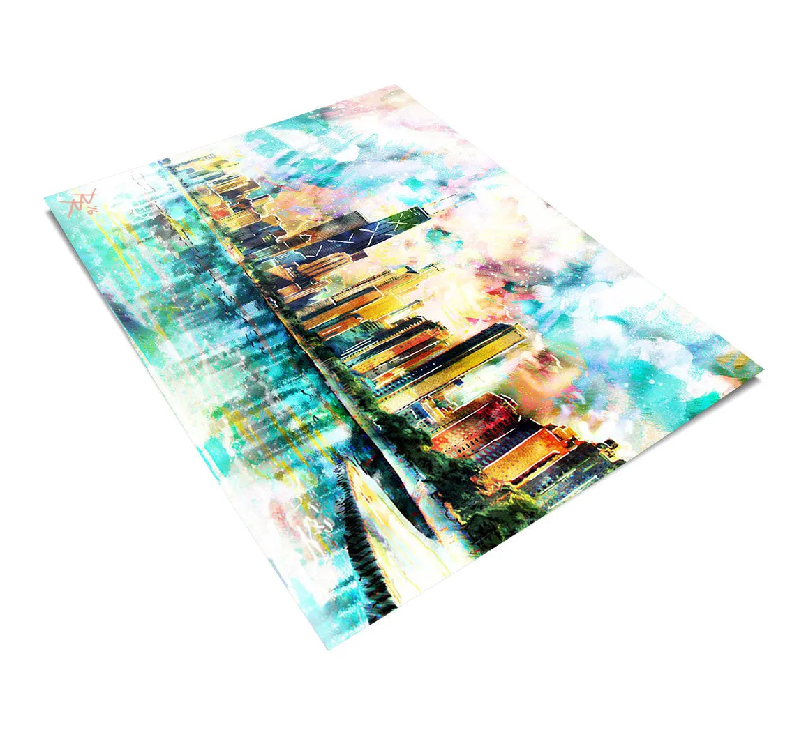 Chicago Art Print, Skyline Canvas