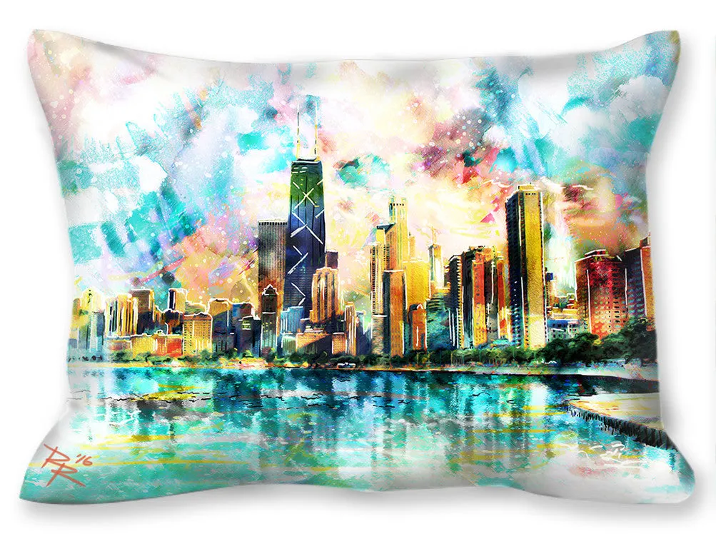Chicago Art Print, Skyline Canvas