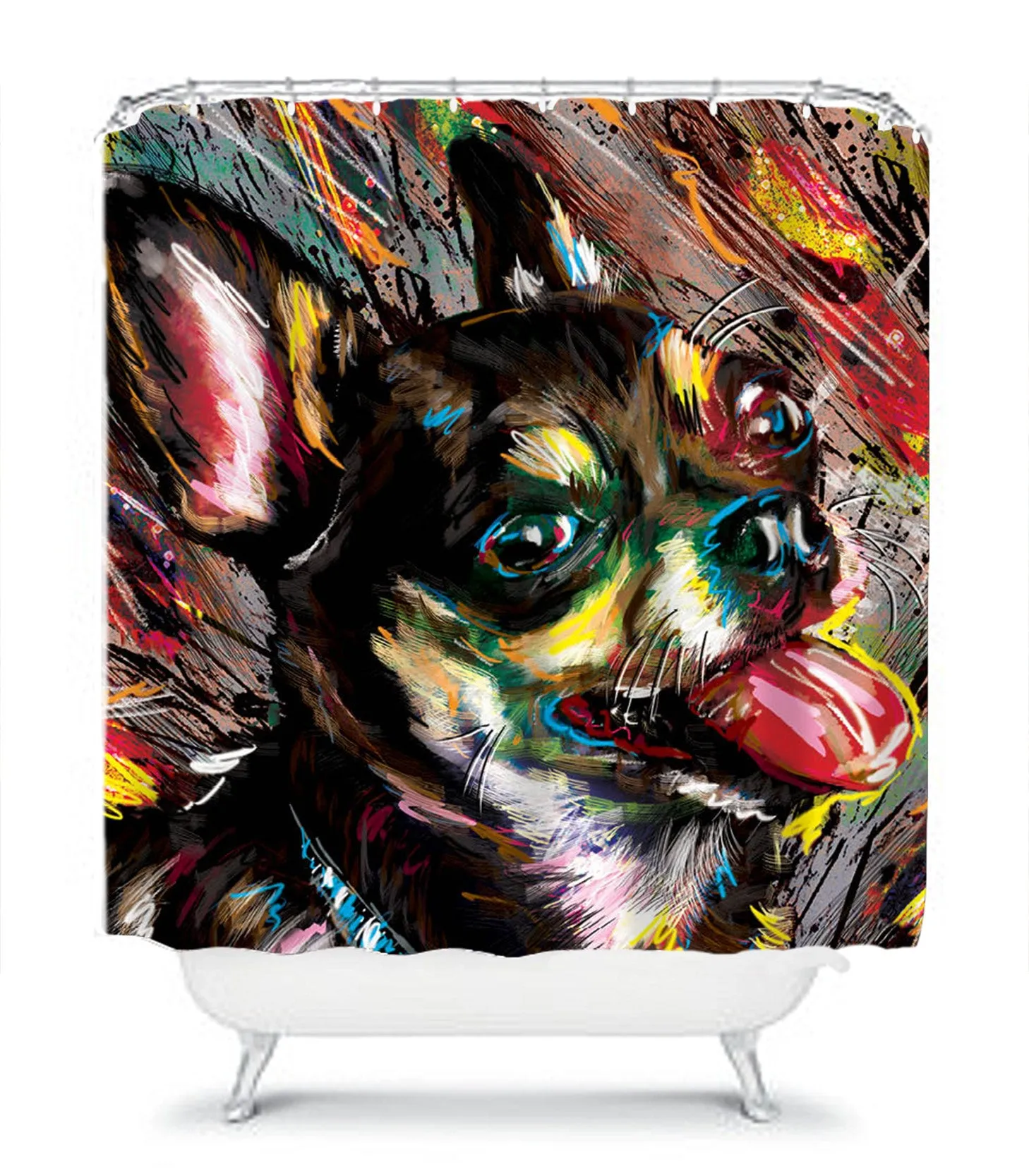 Chihuahua Art, Dog Painting, Pet Art